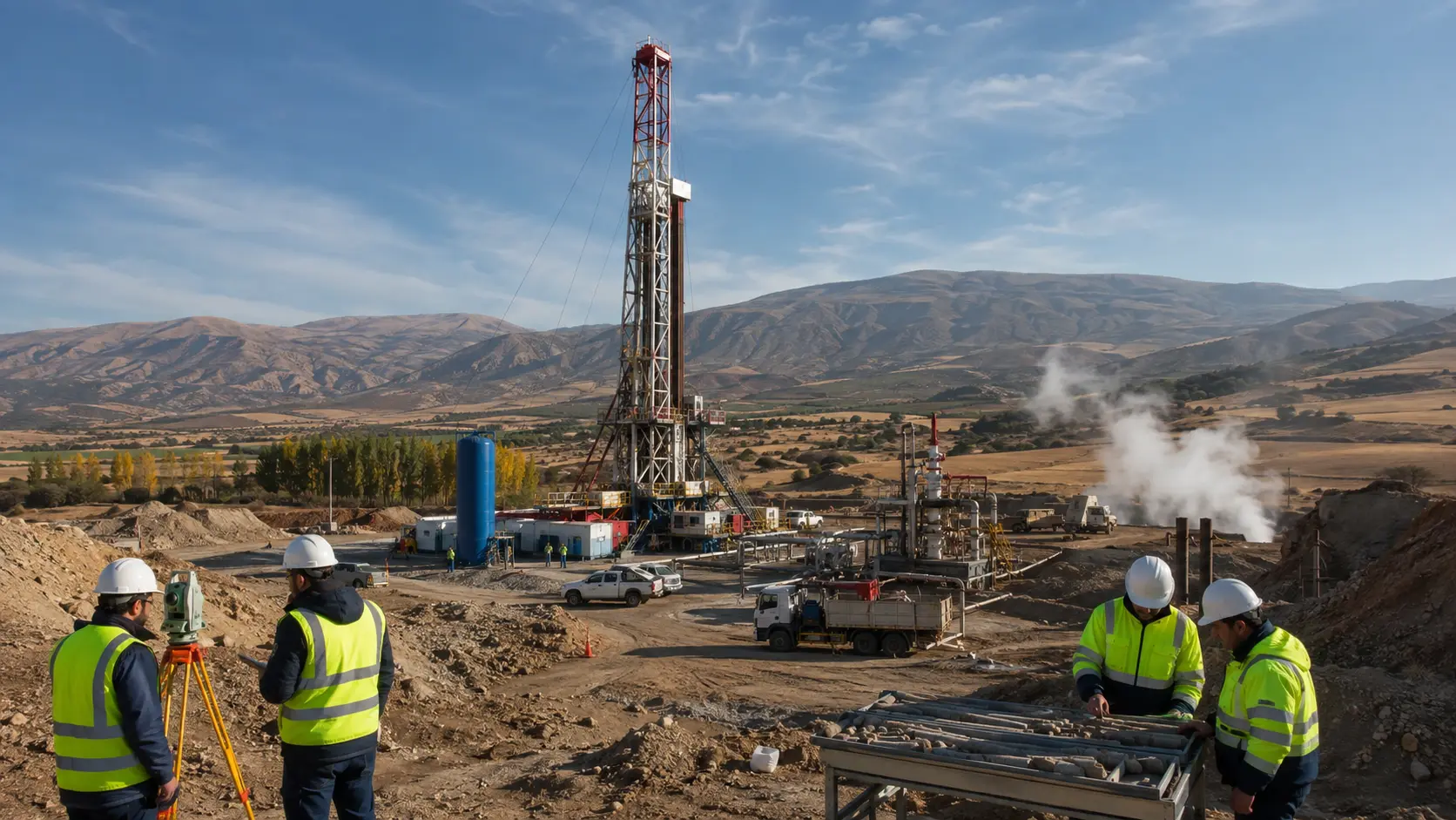KTM Water Wind Solar Energy geothermal exploration and drilling activities